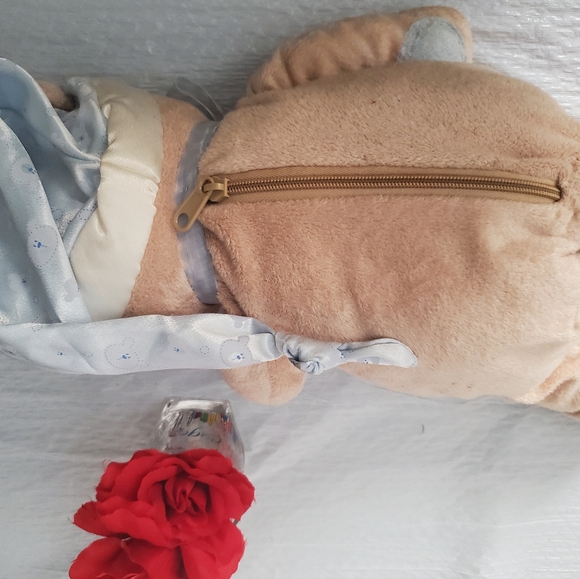 Baby Gund Blue PJ Bag VGC 21" SEWN EYES W/zipper - Picture 9 of 10